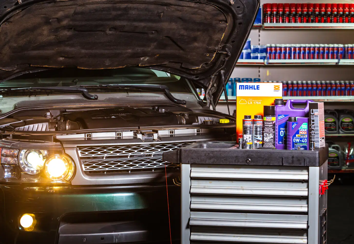 Range rover oil deals change