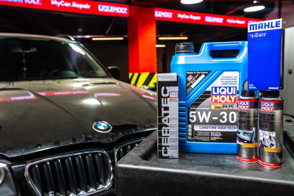 LIQUI MOLY oil change kit for BMW X3