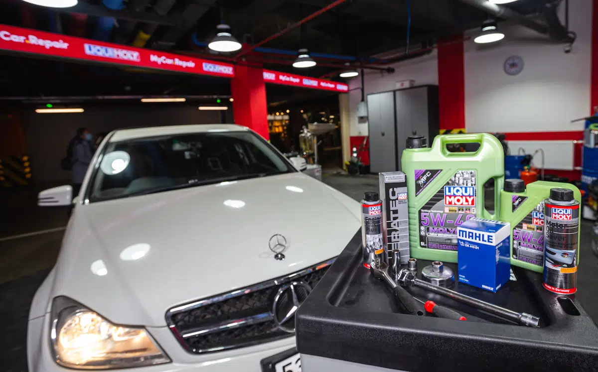 Oil change kit for Mercedes-Benz E350