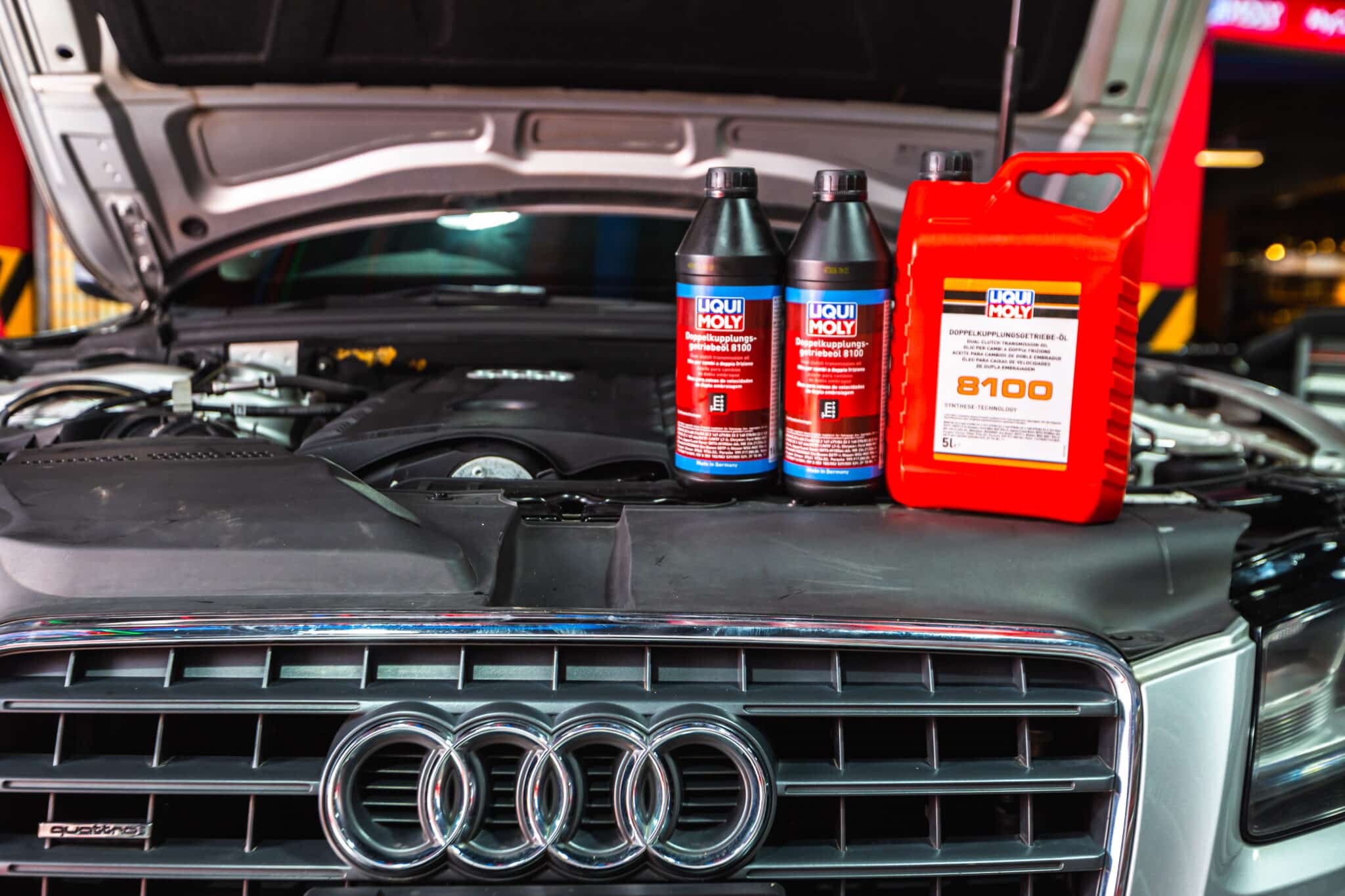 Liqui Moly Tans Oil Change kit for An Audi A5 2011