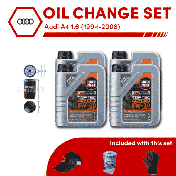 Audi A4 1.6 Oil Change Set (1994-2008)