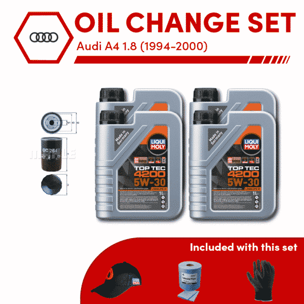 Audi A4 1.8 Oil Change Set (1994-2000)
