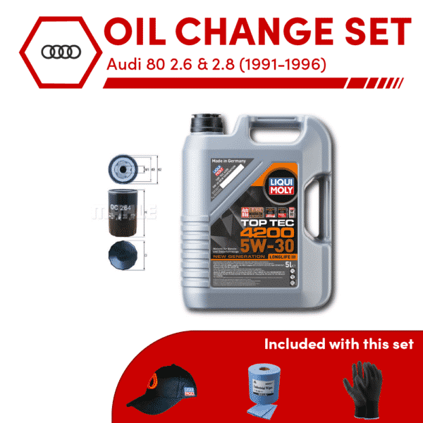 Audi 80 2.6 & 2.8 Oil Change Set (1991-1996)