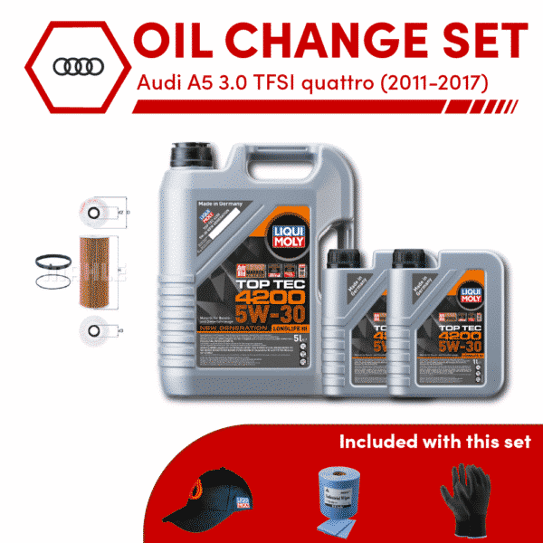 Audi A5 3.0 TFSI quattro Oil Change Set (2011-2017)