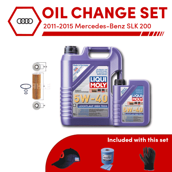 Mercedes Benz SLK 200 Oil Change Set (2011-2015)