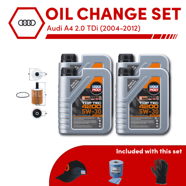 Audi A4 2.0 TDi Oil Change Set (2004-2012)