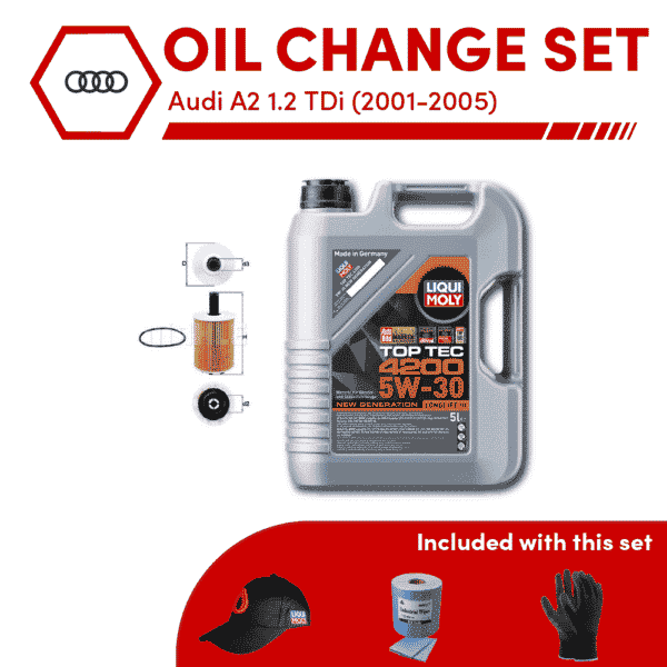 Audi A2 1.2 TDi Oil Change Set (2001-2005)