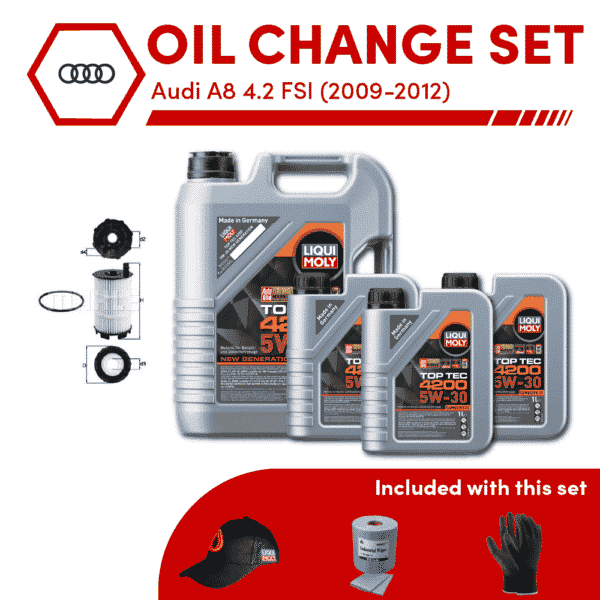 Audi A8 4.2 FSI Oil Change Set (2009-2012)