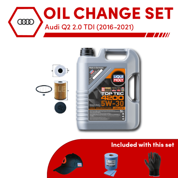 Audi Q2 2.0 TDI Oil Change Set (2016-2021)