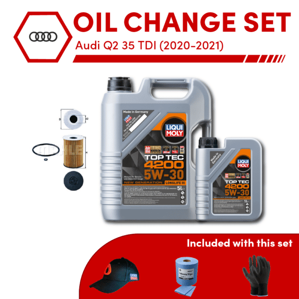 Audi Q2 35 TDI Oil Change Set (2020-2021)