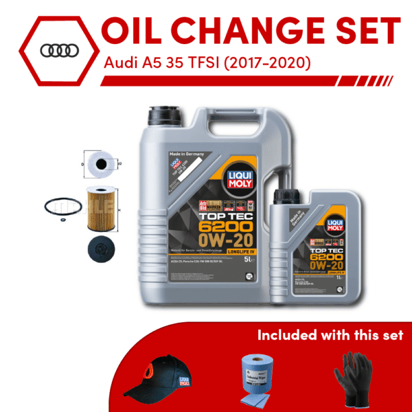 Audi A5 35 TFSI Oil Change Set (2017-2020)