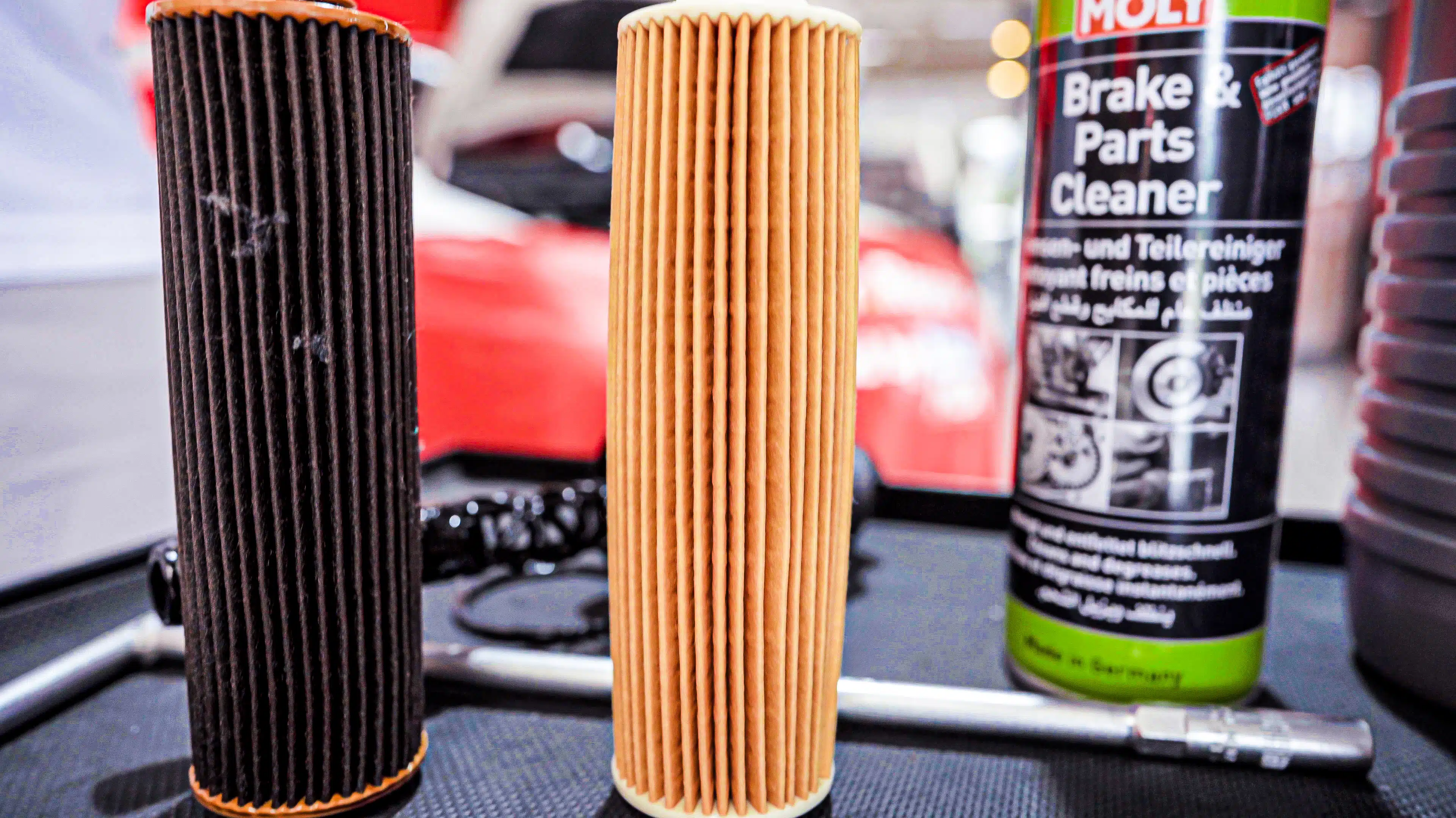 OEM quality oil filters and their replacement during every oil change are important to keep the engine oil in good condition