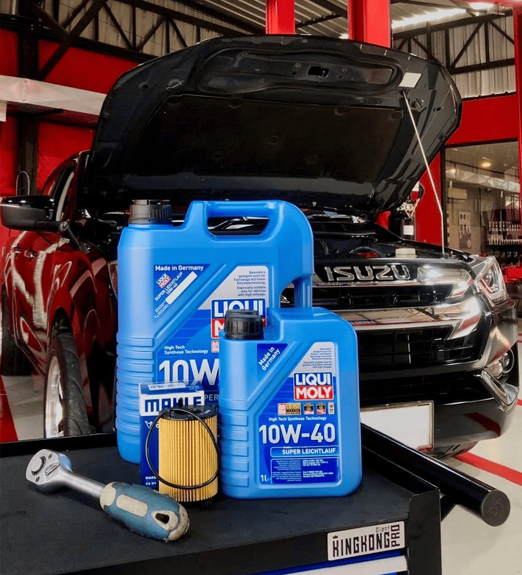 10W40 engine oils are suitable for older cars and pickup trucks with diesel engines