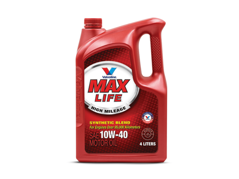 Valvoline Max Life High Mileage 10W40 engine oil