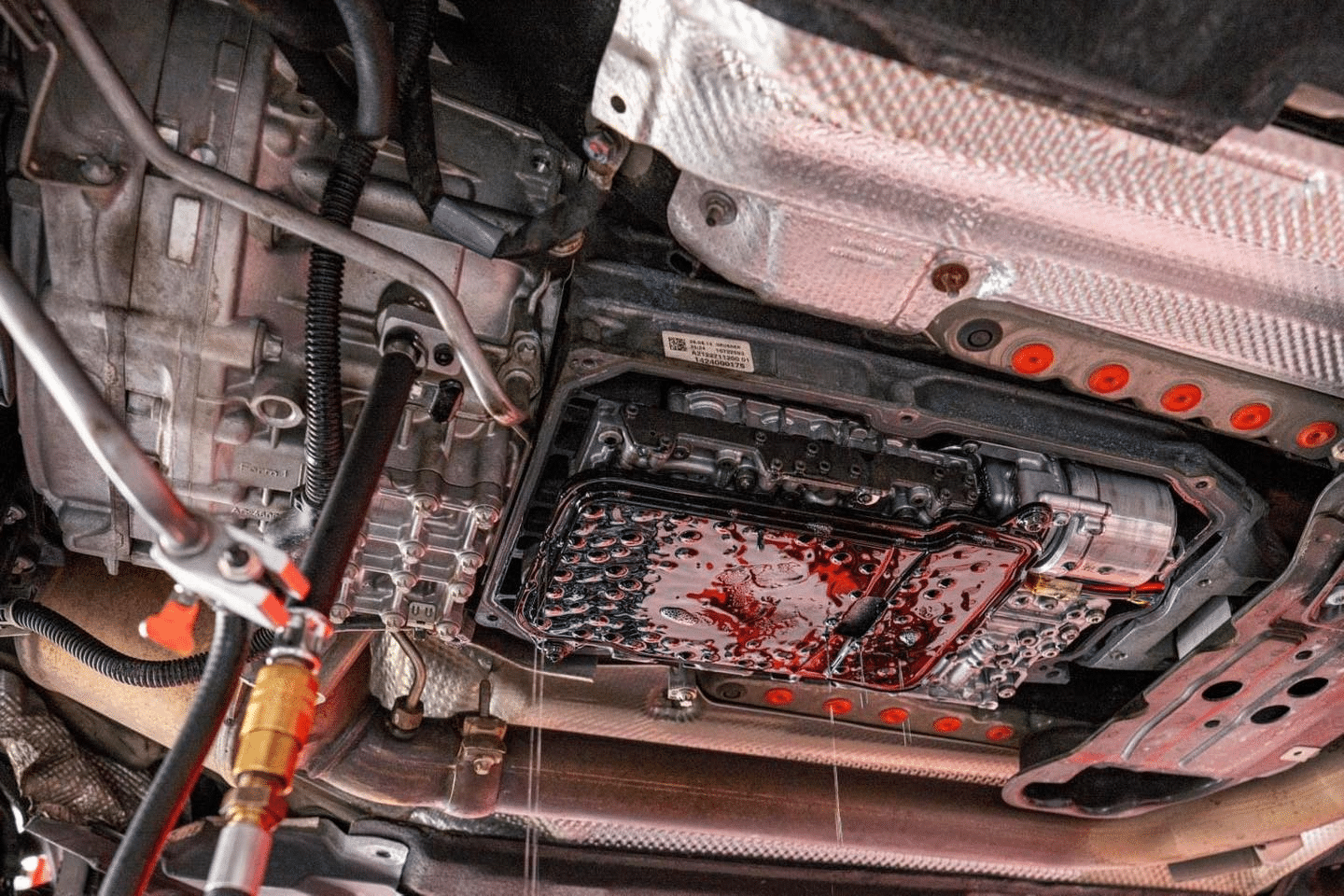 Mercedes won't go into drive? Open the engine bonnet and make sure the transmission fluid tank is full.